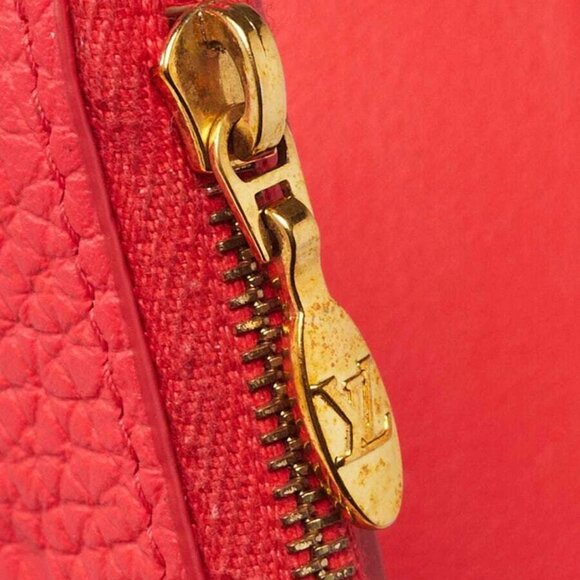 Louis Vuitton Coral Tahiti Taurillon Leather Capucines XS Wallet - Picture 7 of 9